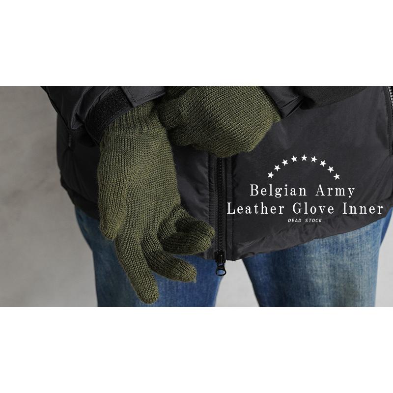 USAヴィンテージ ペッカリーグローブ デッドストック シルクライニング MILITARY 実物 新品 デッドストック ベルギー軍 ライナー