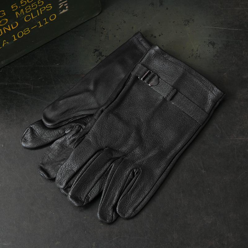 ペッカリー 希少なグレー アメリカヴィンテージ レザーグローブ 革手袋 MILITARY 実物 新品 デッドストック チェコ軍 レザーグローブ ぺ
