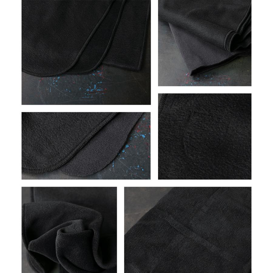 Propt Store ポリエステルフリースマフラー ブラック 24aw - 小物 Propt Store ポリエステルフリースマフラー ブラック 24aw - 小物