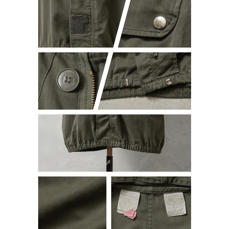 MILITARY（ミリタリー） 実物 USED フランス軍 M-64パーカーコート 裾