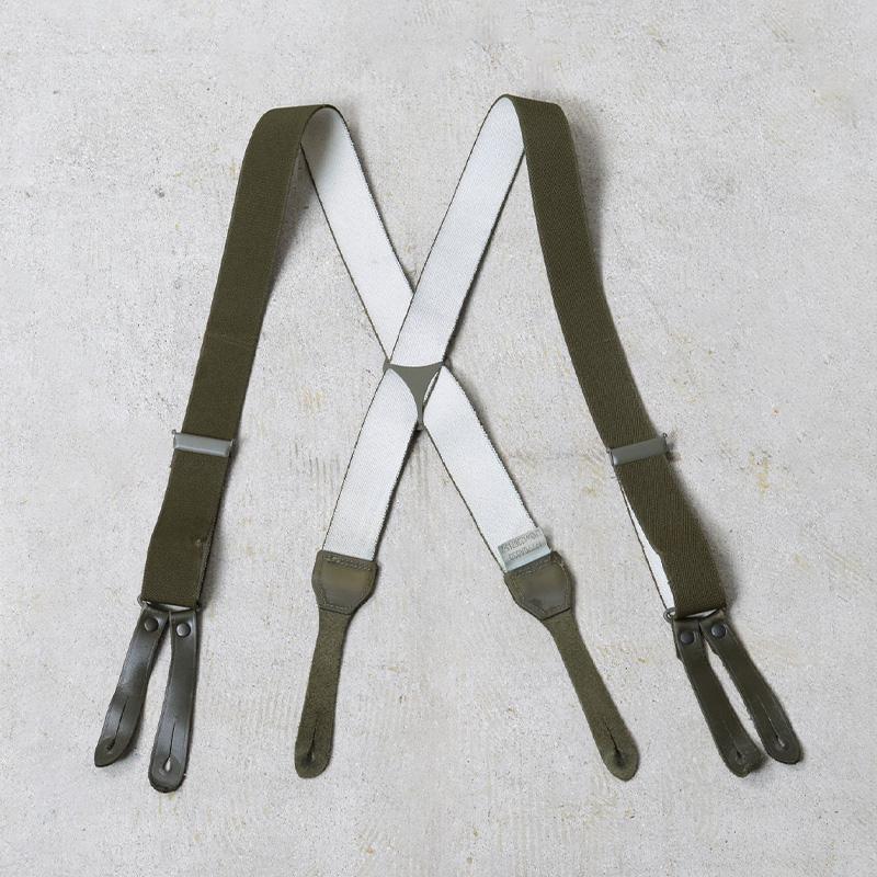MILITARY 実物 USED ドイツ軍 BW X型サスペンダー アクセサリー MILITARY 実物 USED ドイツ軍 BW X型サスペンダー アクセサリー