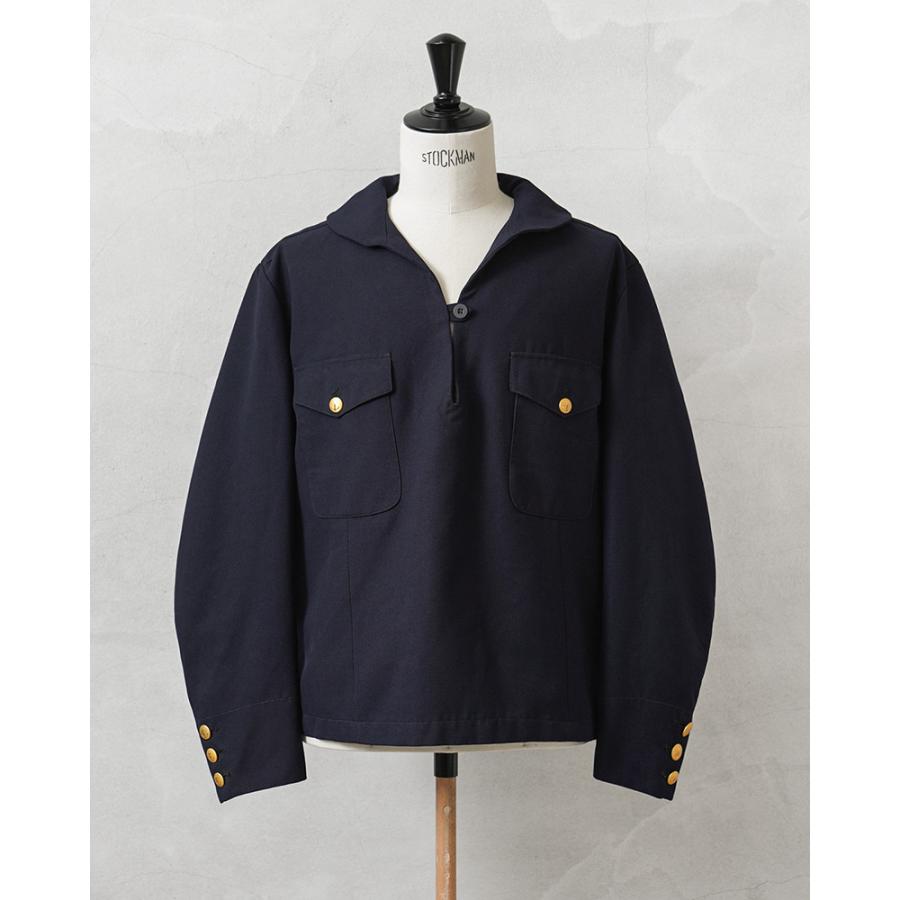 MILITARY 実物 USED スウェーデン海軍 ギャバジン セーラー MILITARY 実物 USED スウェーデン海軍 ギャバジン セーラー