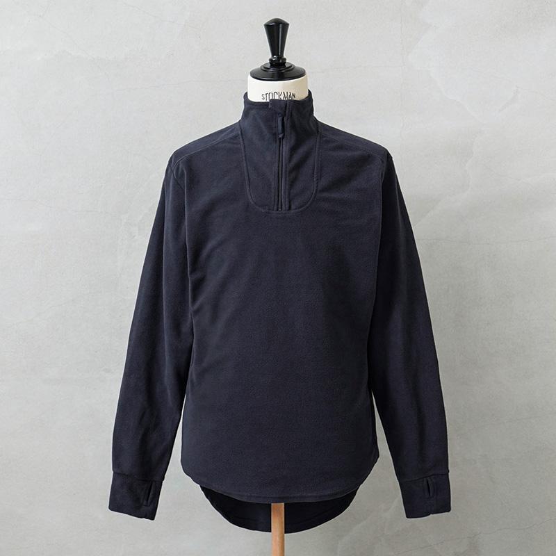 MILITARY 実物 USED イギリス軍 PCS フリース サーマルシャツ NAVY 