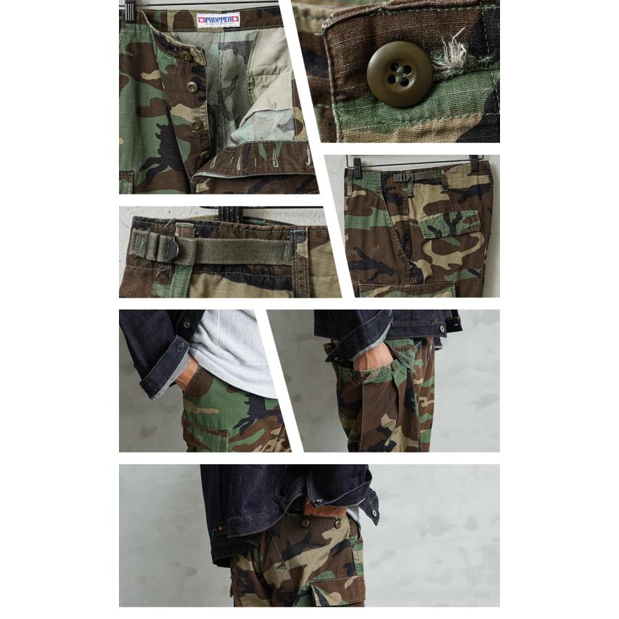 MILITARY（ミリタリー） PROPPER製 USED BDU WOODLAND CAMO リップス