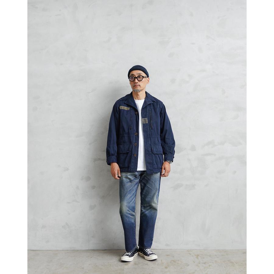 MILITARY（ミリタリー） 実物 USED フランス軍 M-64 ジャケット NAVY