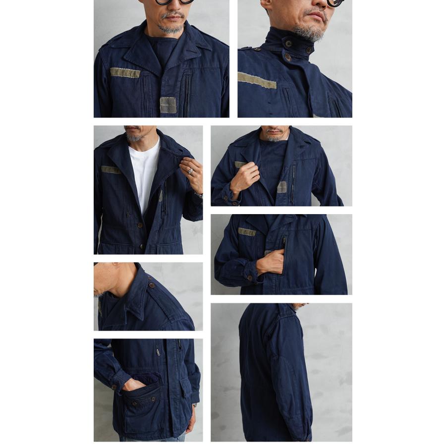 MILITARY（ミリタリー） 実物 USED フランス軍 M-64 ジャケット NAVY
