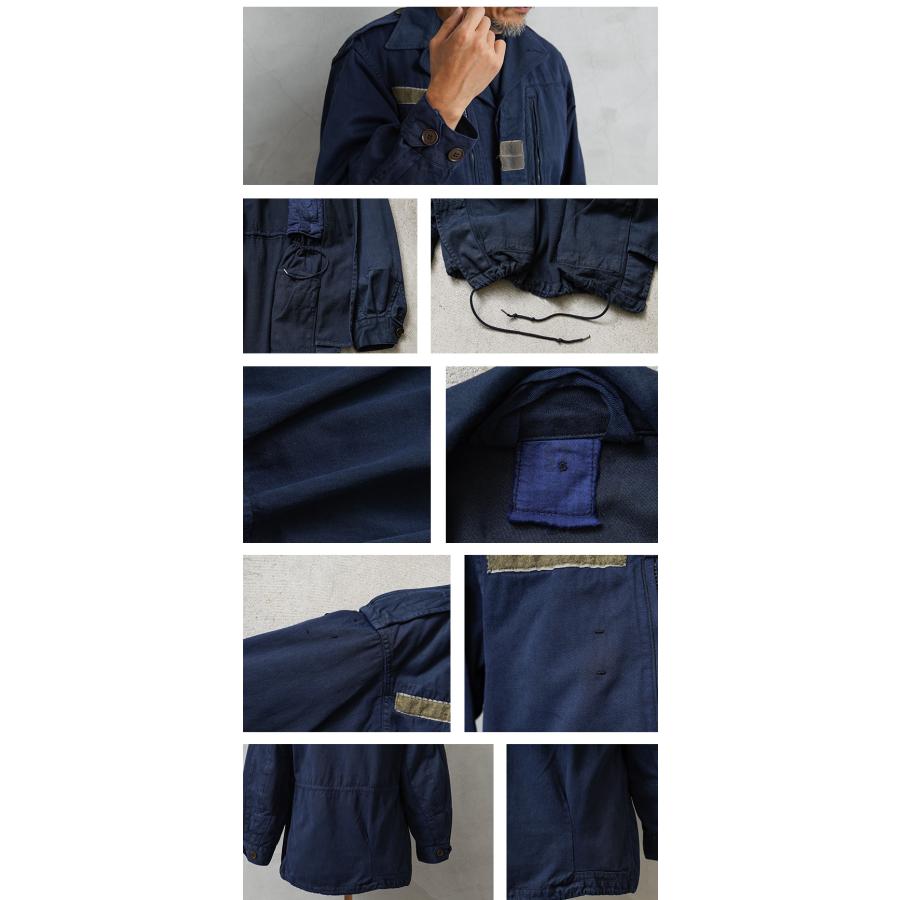 MILITARY（ミリタリー） 実物 USED フランス軍 M-64 ジャケット NAVY