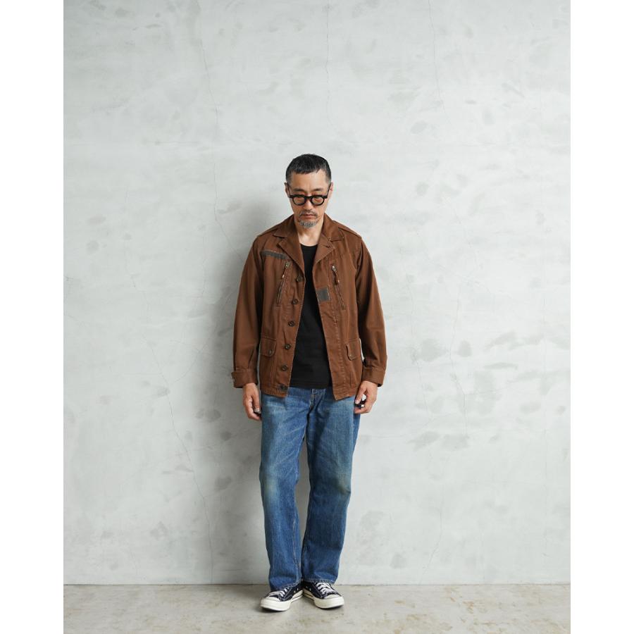 MILITARY（ミリタリー） 実物 USED フランス軍 F-2 ジャケット BROWN 