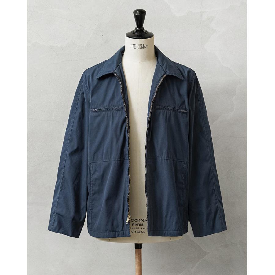 70s 米軍 海軍 ユーティリティジャケット ダーク ブルー 38R ネイビー MILITARY 実物 USED 米軍 U.S.NAVY ユーティリティ ジャケット