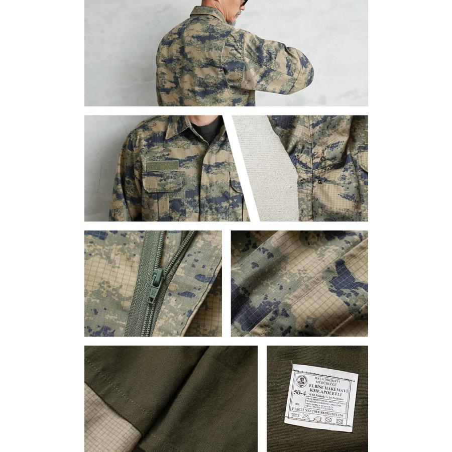実物 USED トルコ軍 AIR FORCE リップストップ ジャケット NANOカモ / トルコ空軍 ミリタリージャケット 古着 アウター 軍モノ 軍物【クーポン対象外】【I】 | MILITARY | 09