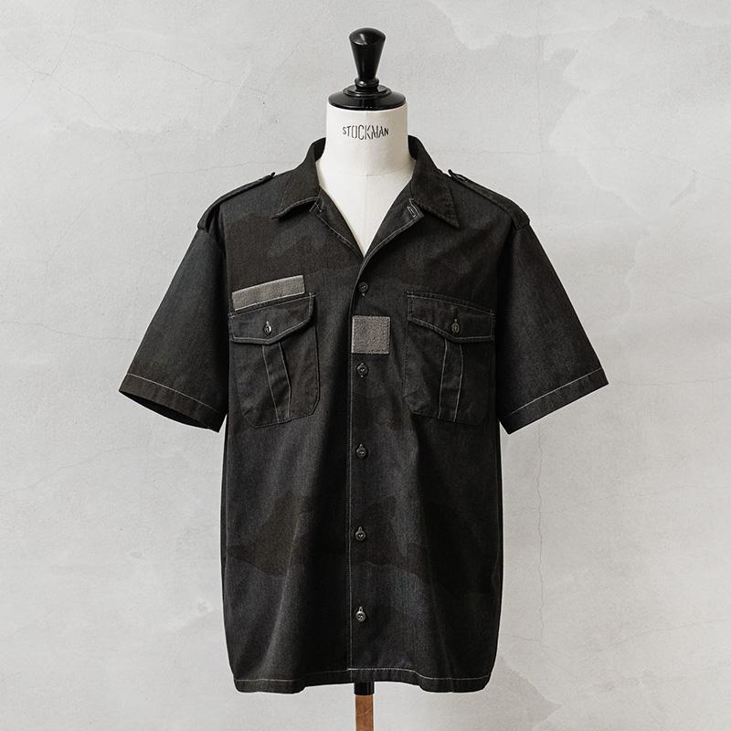 MILITARY（ミリタリー） 実物 USED フランス軍 チャドシャツ 半袖