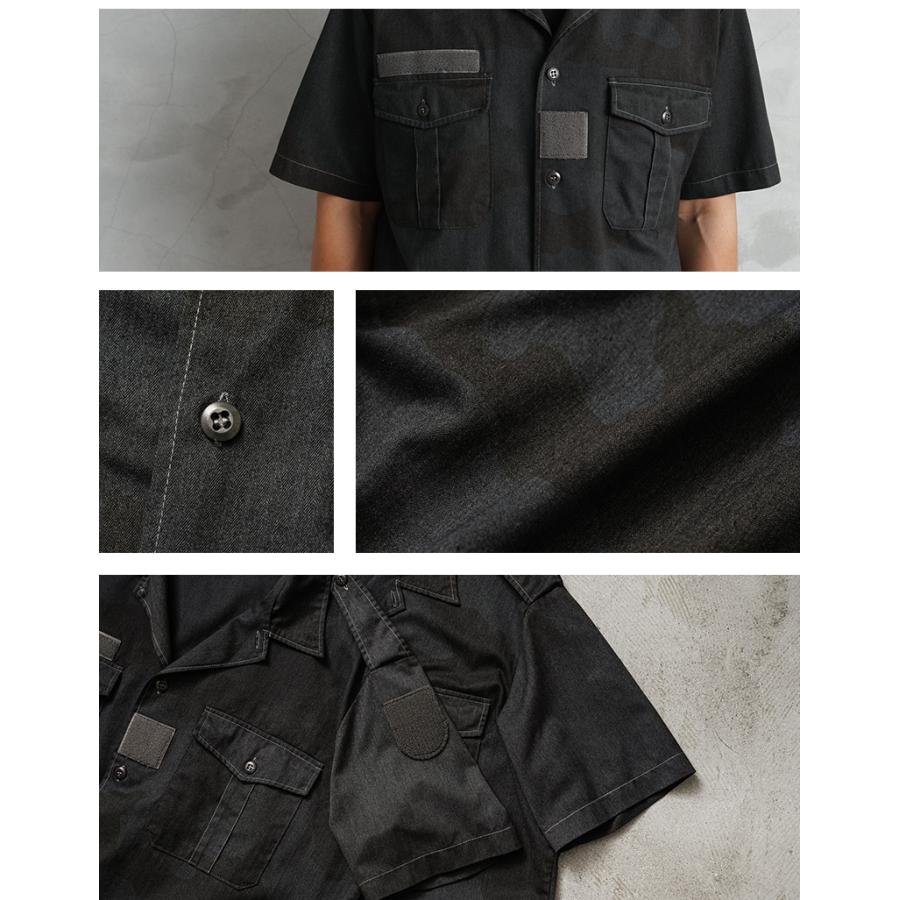 MILITARY（ミリタリー） 実物 USED フランス軍 チャドシャツ 半袖
