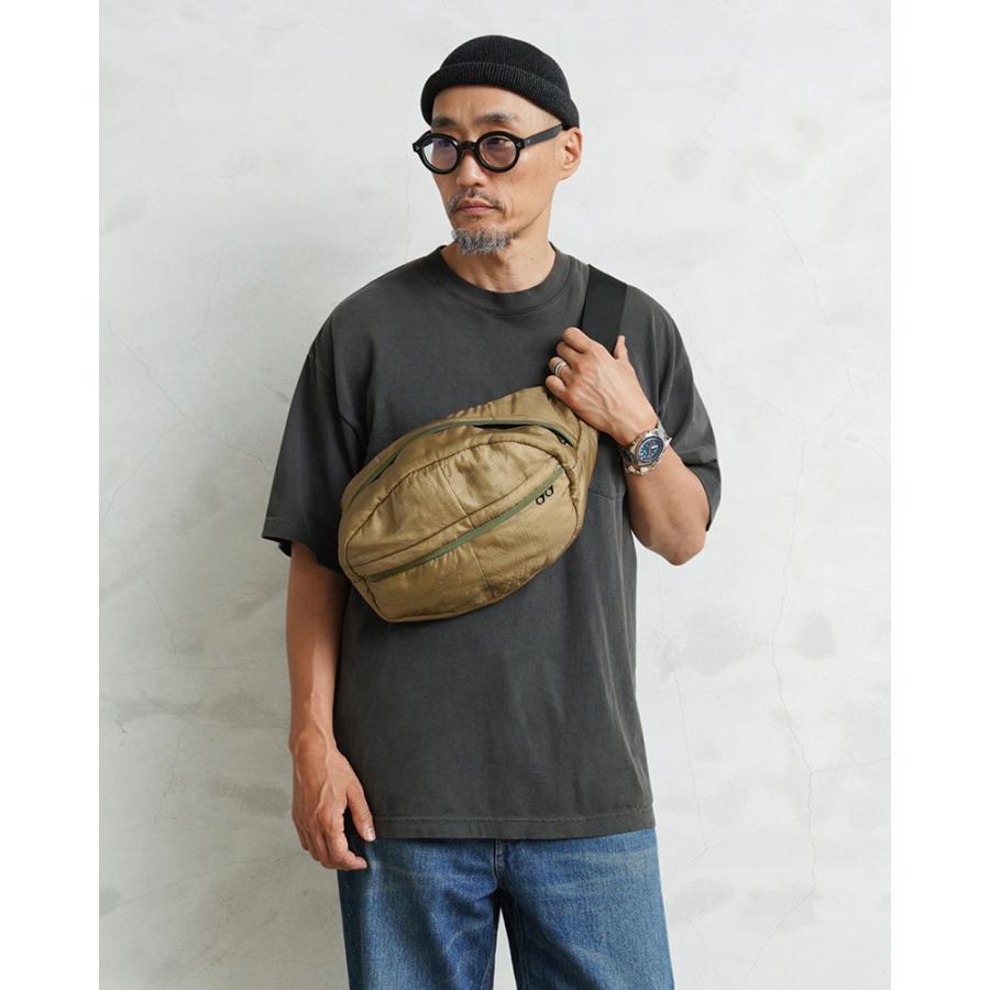 WAIPER.inc 実物 米軍 ポンチョライナー リメイク ボディバッグ