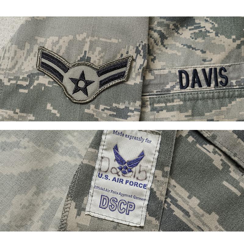 USAF 10's アメリカ空軍 実物 ドレスジャケット USA製 実物 米軍 USAF PTU フルジップ トレーニングジャケット