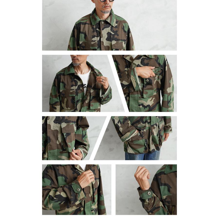 Disruptive Pattern Material 迷彩 写真 ミリタリー MILITARY 実物 新品 デッドストック 米軍 BDU WOODLAND CAMO