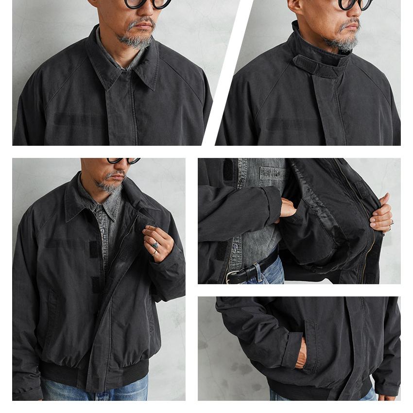 USAIR FORCEユーティリティジャケットアメリカ 空軍米軍実物フライト無地 実物 USED 米軍 U.S.NAVY フライフロント ユーティリティ