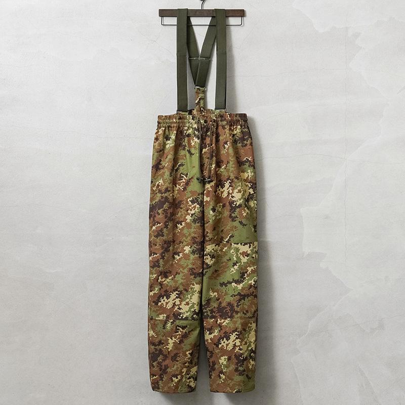 イタリア軍 実物 ベジタートカモ 防水 オーバーパンツ ミリタリー 美品 MILITARY（ミリタリー） 実物 新品 デッドストック イタリア軍 ALL
