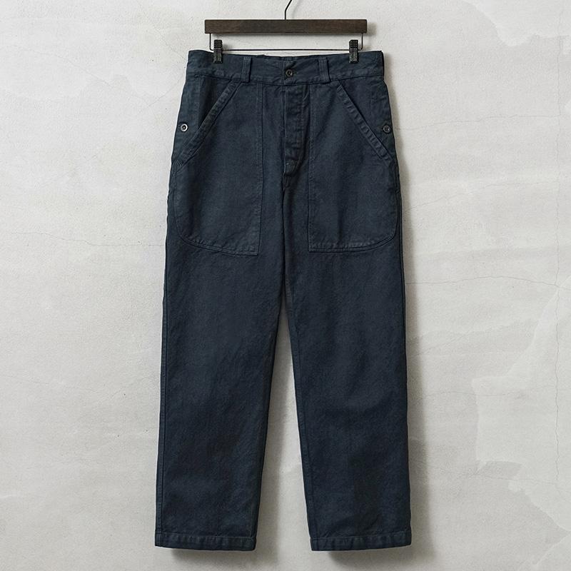 実物 USED スイス軍 1980年代 後期型 ヴィンテージ デニムワークパンツ