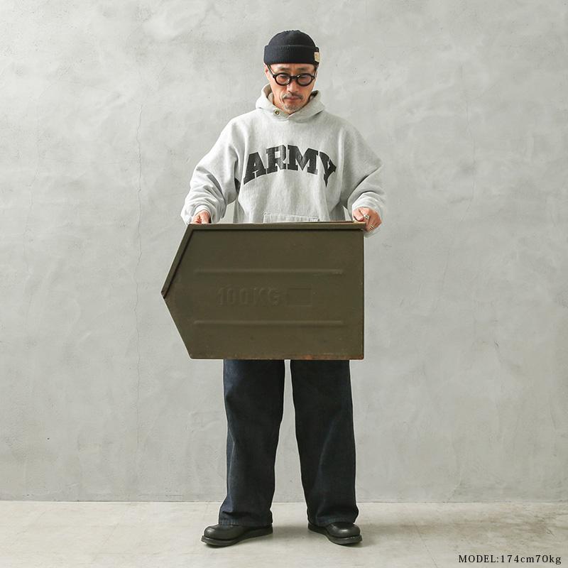 実物 USED チェコ軍 ビンテージ スチール ストレージボックス