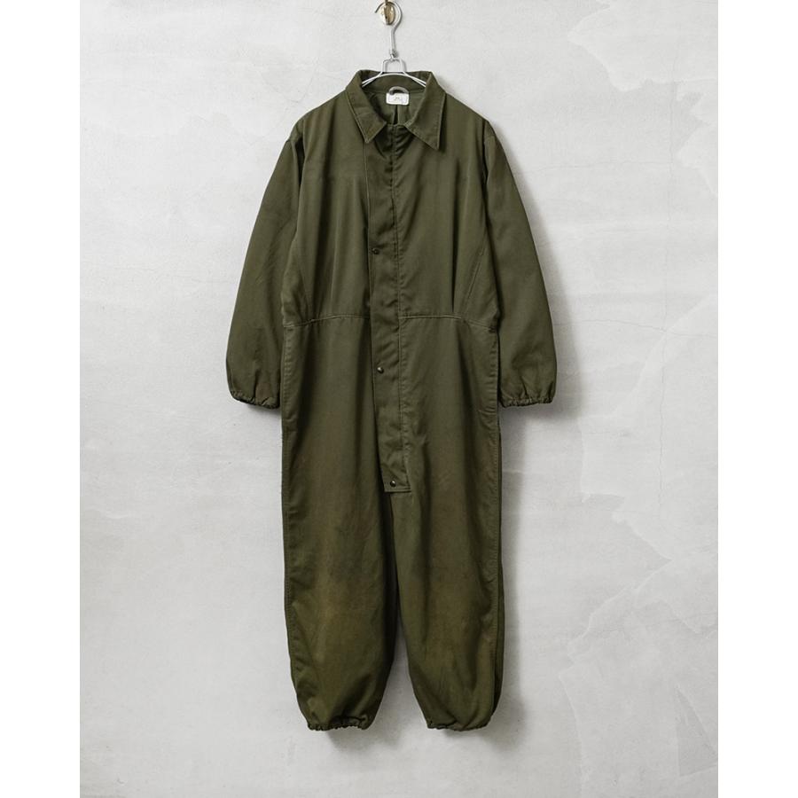 実物 USED 米軍 ヘリクルー メカニック カバーオール ブラスジップ