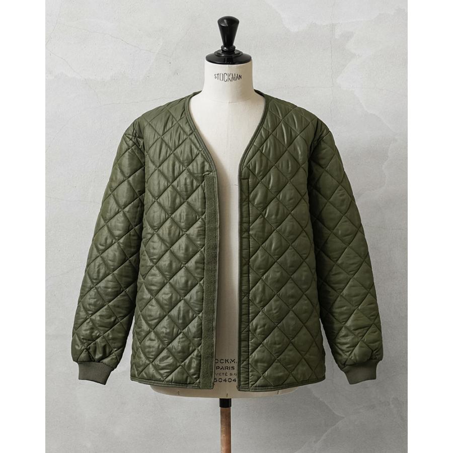 MILITARY（ミリタリー） 実物 USED ベルギー軍 キルティング ライナー 