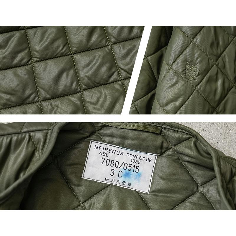MILITARY（ミリタリー） 実物 USED ベルギー軍 キルティング ライナー 