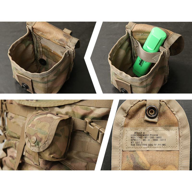 MOLLEⅡ FLCベスト&ハンドグレネードポーチ CB MILITARY（ミリタリー） 実物 USED 米軍 MOLLE II ハンド グレネード