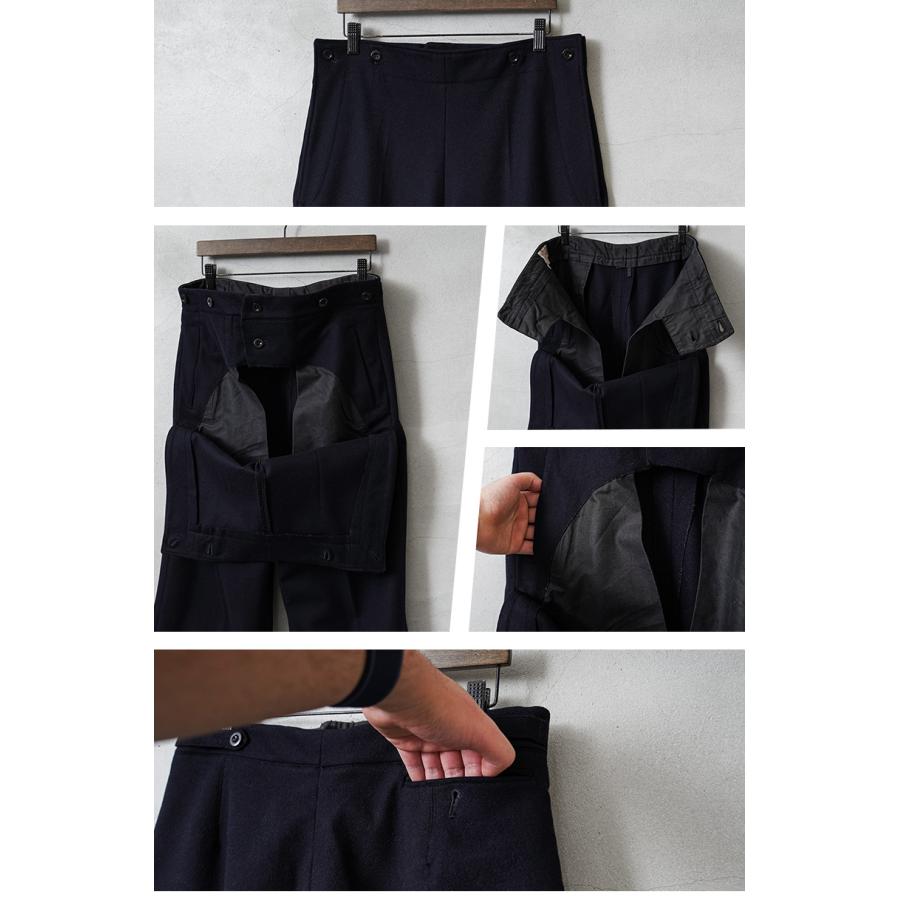 MILITARY（ミリタリー） 実物 USED ドイツ軍 ウール セーラーパンツ