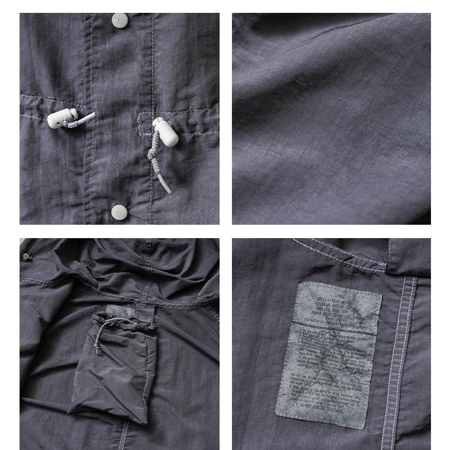 MILITARY（ミリタリー） 実物 USED 米軍 スノーカモ モッズコート GRAY
