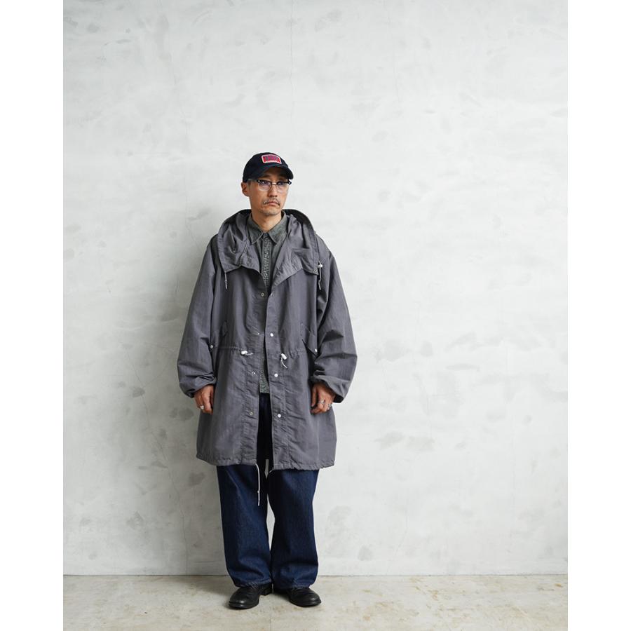 MILITARY（ミリタリー） 実物 USED 米軍 スノーカモ モッズコート GRAY