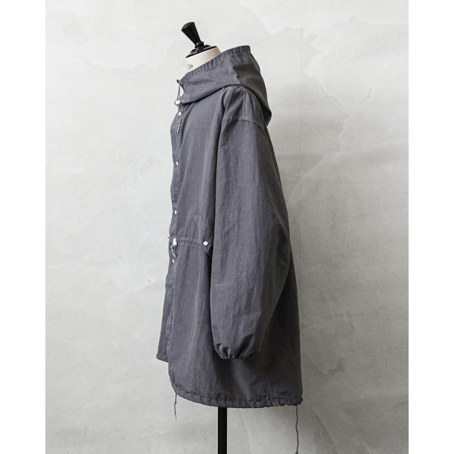 MILITARY（ミリタリー） 実物 USED 米軍 スノーカモ モッズコート GRAY