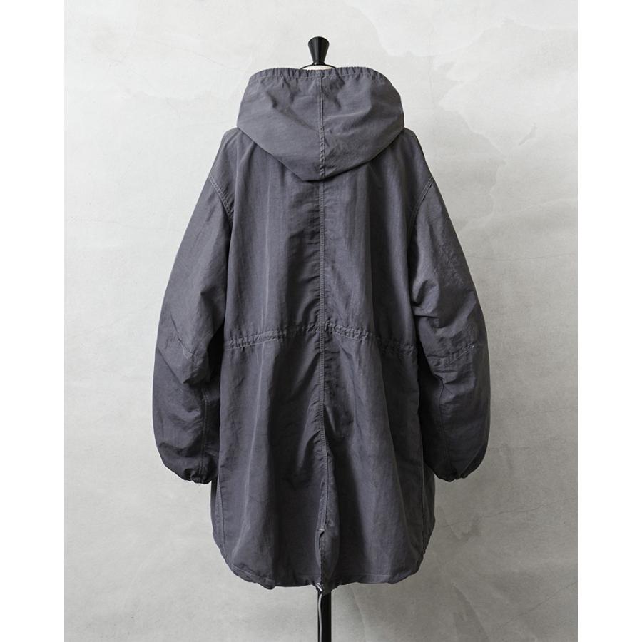 MILITARY（ミリタリー） 実物 USED 米軍 スノーカモ モッズコート GRAY