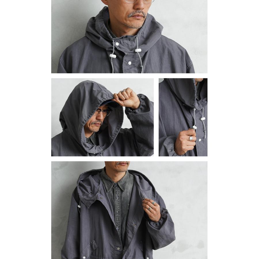 MILITARY（ミリタリー） 実物 USED 米軍 スノーカモ モッズコート GRAY
