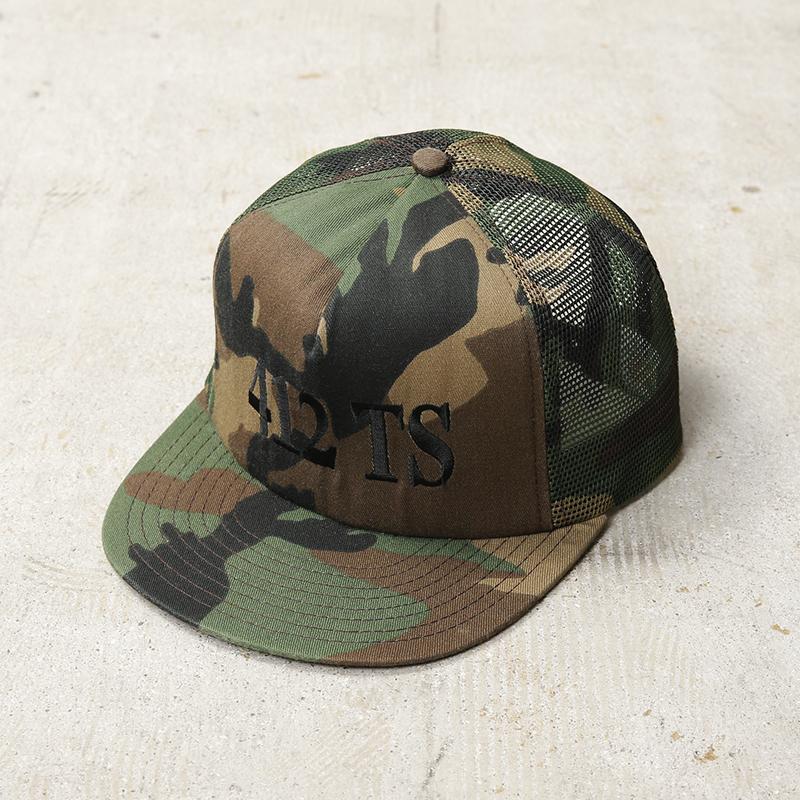 レア　アングラーズハウス　カモフラ　キャップ　スナップバック 迷彩　日本製 MILITARY（ミリタリー） MADE IN USA デッドストック 412 TS