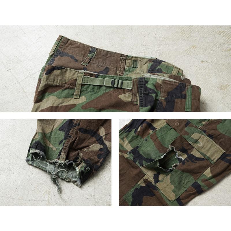 リジェクト 訳あり品 実物 USED 米軍 BDU WOODLAND CAMO カーゴパンツ