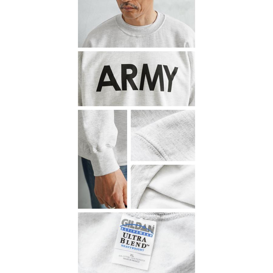 GILDAN（ギルダン） 新品 GILDAN製 U.S. ARMY クルーネック スウェット 