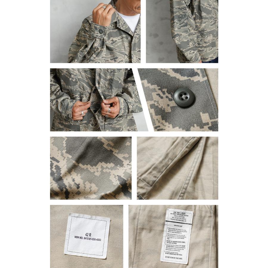 実物 新品 デッドストック 米空軍 U.S.A.F. ABU ユーティリティ ジャケット ミリタリージャケット 軍物 軍モノ 古着 迷彩柄 カモ柄【クーポン対象外】【I】の画像