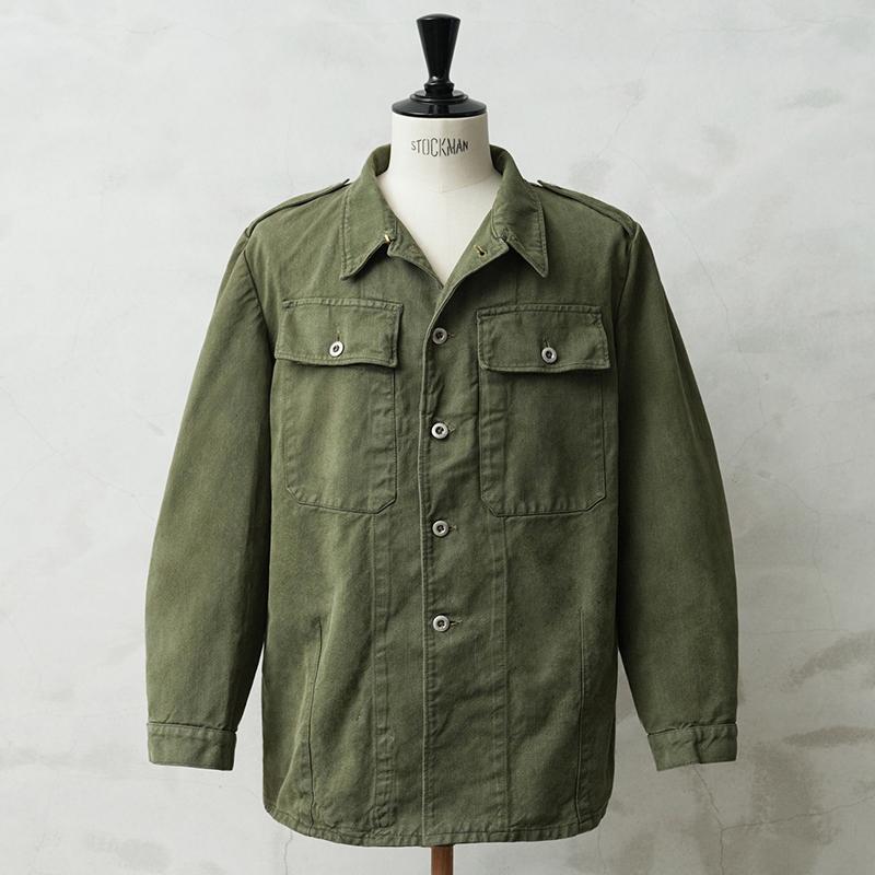 本物　ヴィンテージ　約80年前　兵服　上下　ミリタリージャケット&パンツ　未使用 MILITARY（ミリタリー） 実物 USED スイス軍 前期型 デニム ワーク