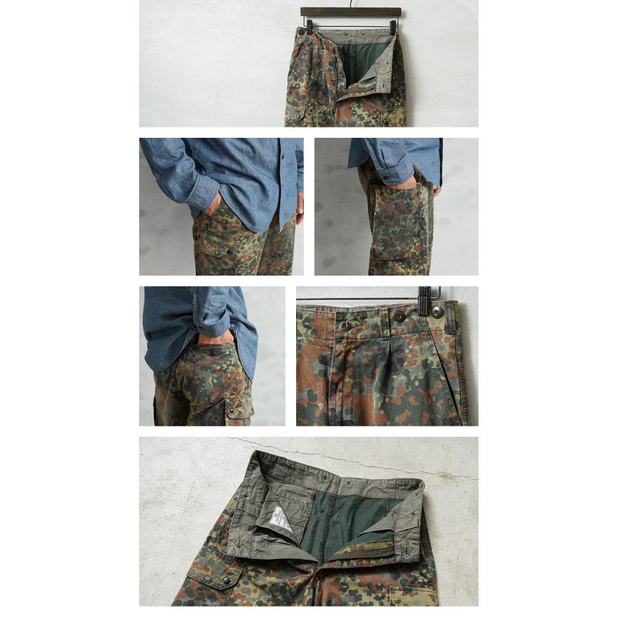 MILITARY（ミリタリー） 実物 USED ドイツ軍 フレクターカモ カーゴ