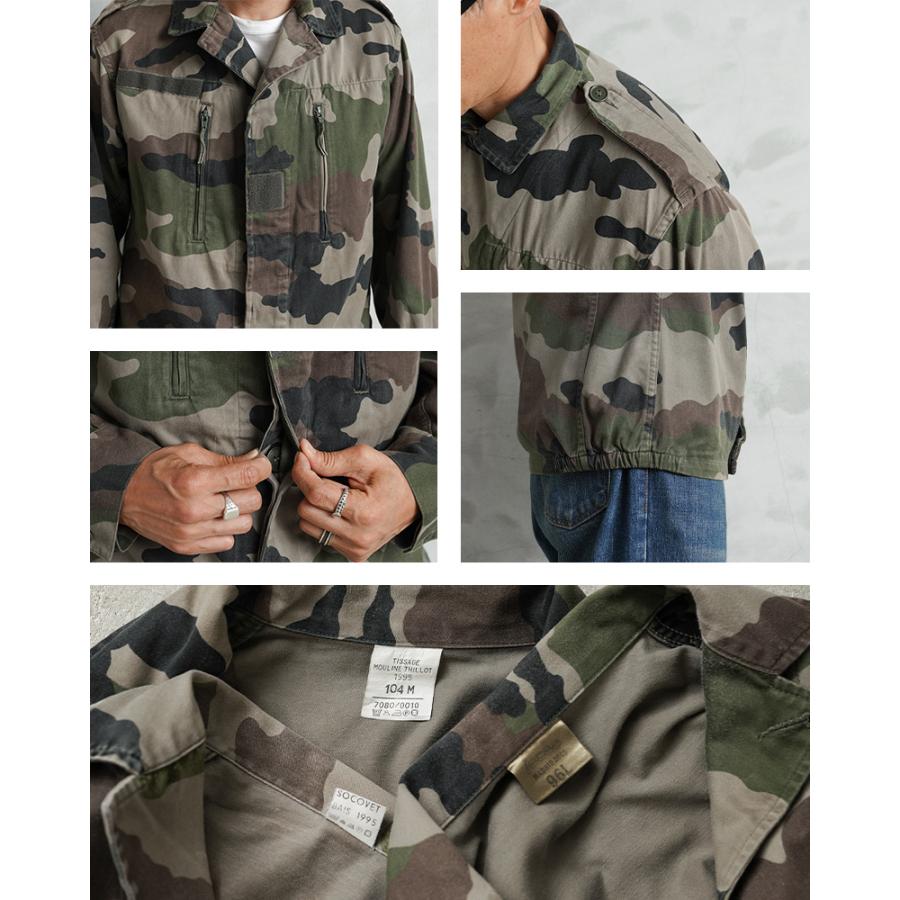 MILITARY（ミリタリー） 実物 USED フランス軍 F-2ジャケット CCE