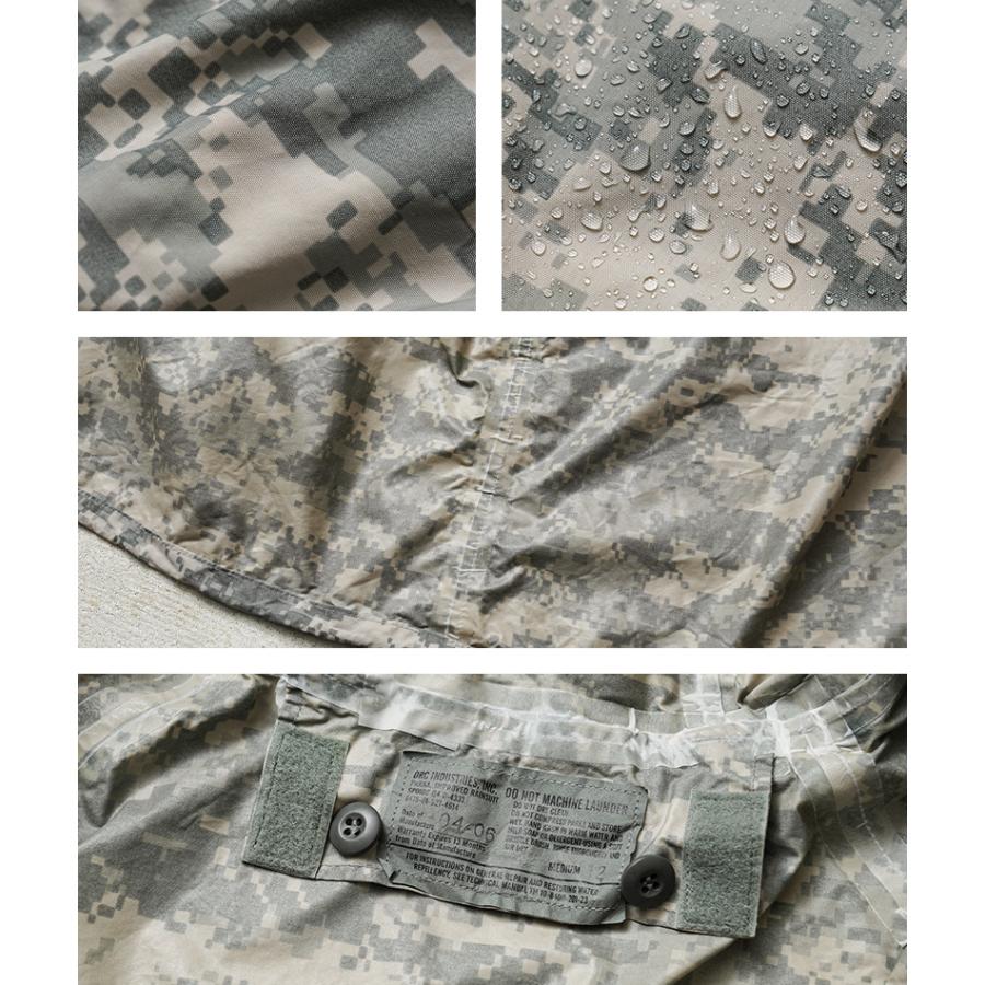 米軍 実物 レインパーカー ACU 上下 MILITARY（ミリタリー） 実物 USED 米軍 IMPROVED レインパーカー UCP