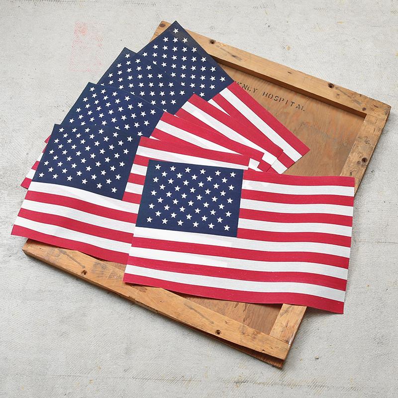 米軍実物品、ＢＩＧサイズ⁂レア/ アメリカ国旗【在日米軍放出品】 実物 新品 デッドストック 米軍 ハンドフラッグ アメリカ国旗