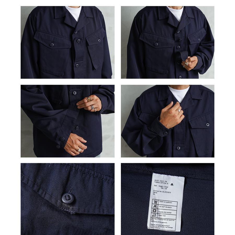 イギリス軍 PCS シャツジャケット ビッグサイズ MILITARY（ミリタリー） 実物 USED イギリス軍 ROYAL NAVY PCS FR