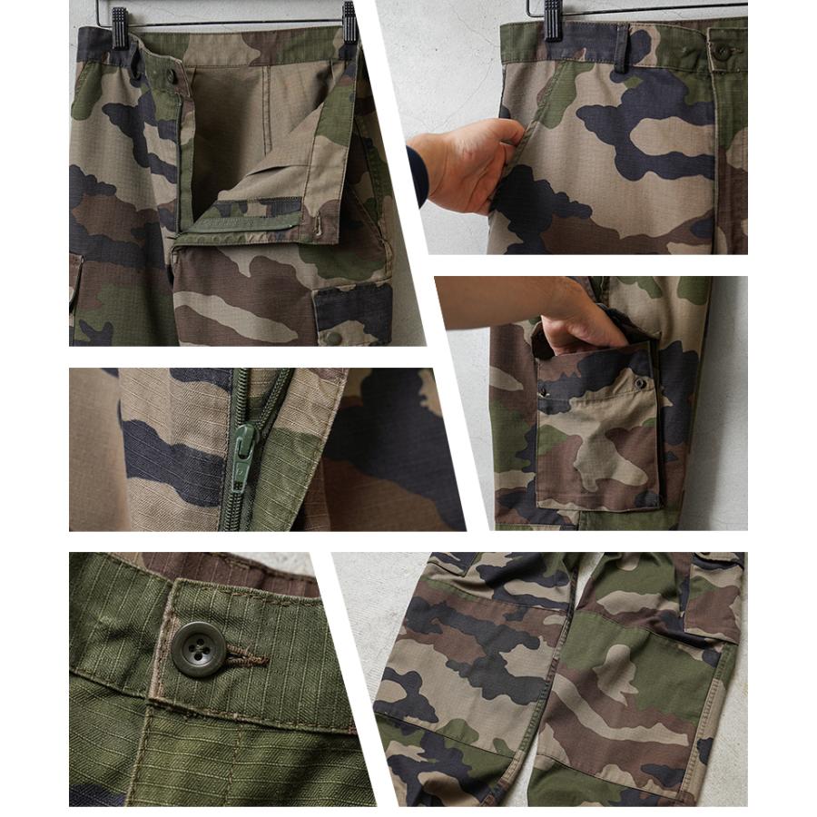 MILITARY（ミリタリー） 実物 USED フランス軍 F-2 カーゴパンツ CCE