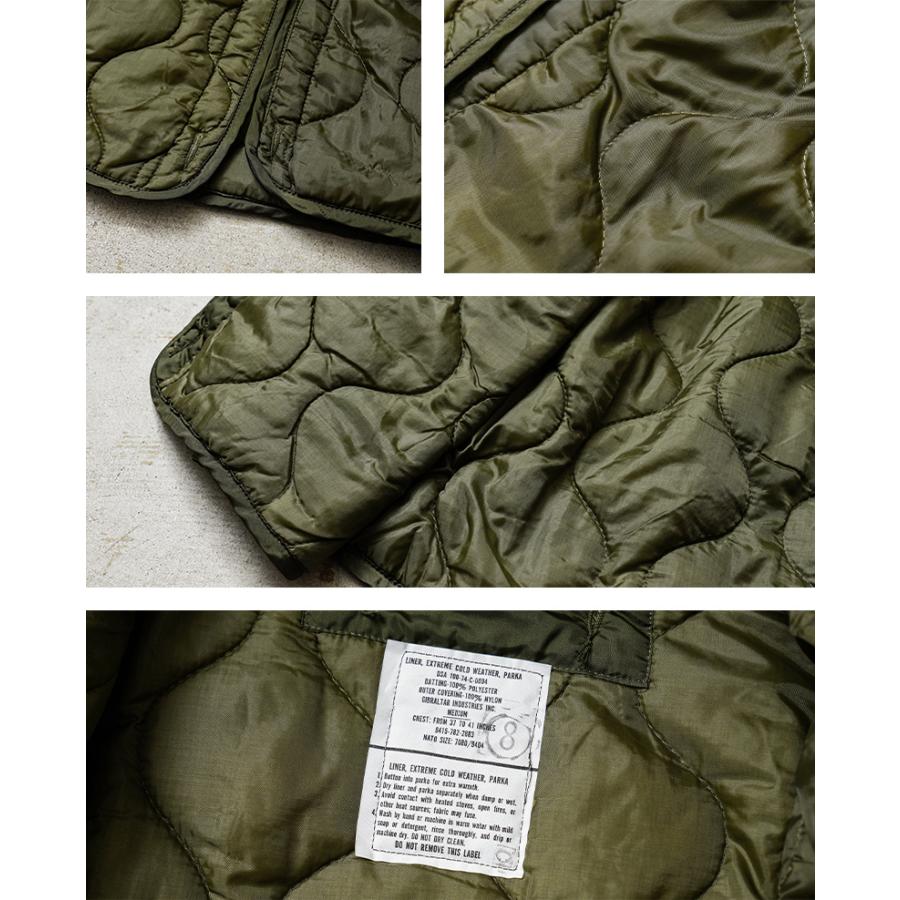 実物 新品 デッドストック 米軍 M-65 モッズコート用ライナー