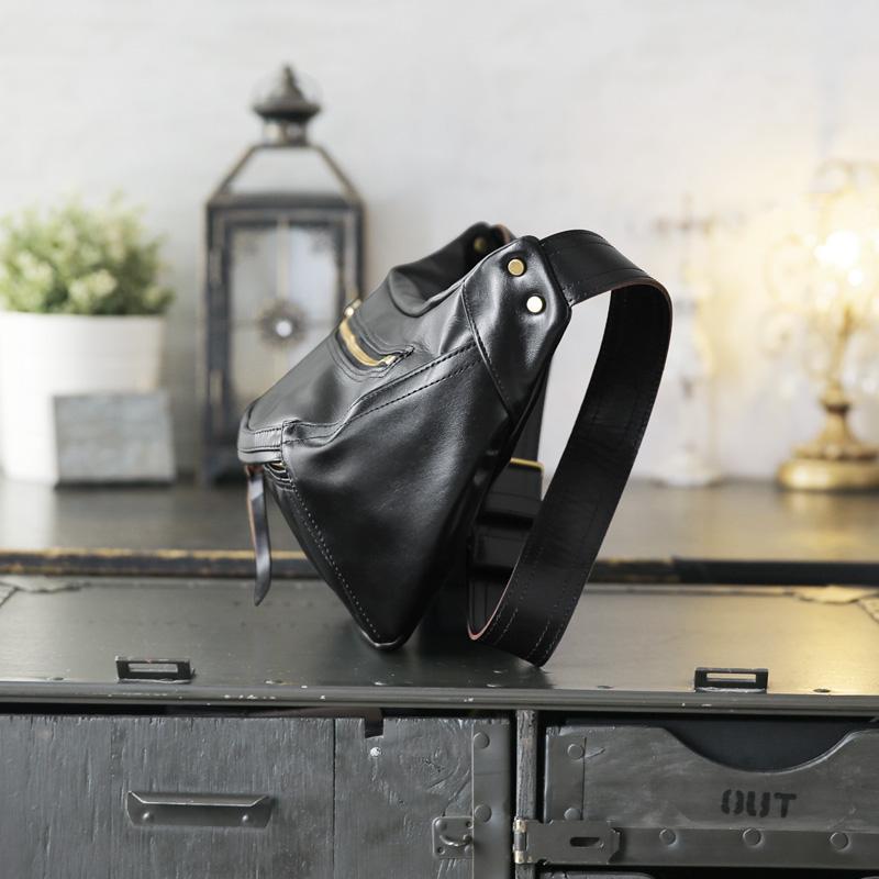 Y'2 LEATHER ワイツーレザー BG-09 ホースハイド ウエストバッグ Y'2 LEATHER ワイツーレザー BG-09 ホースハイド ウエストバッグ