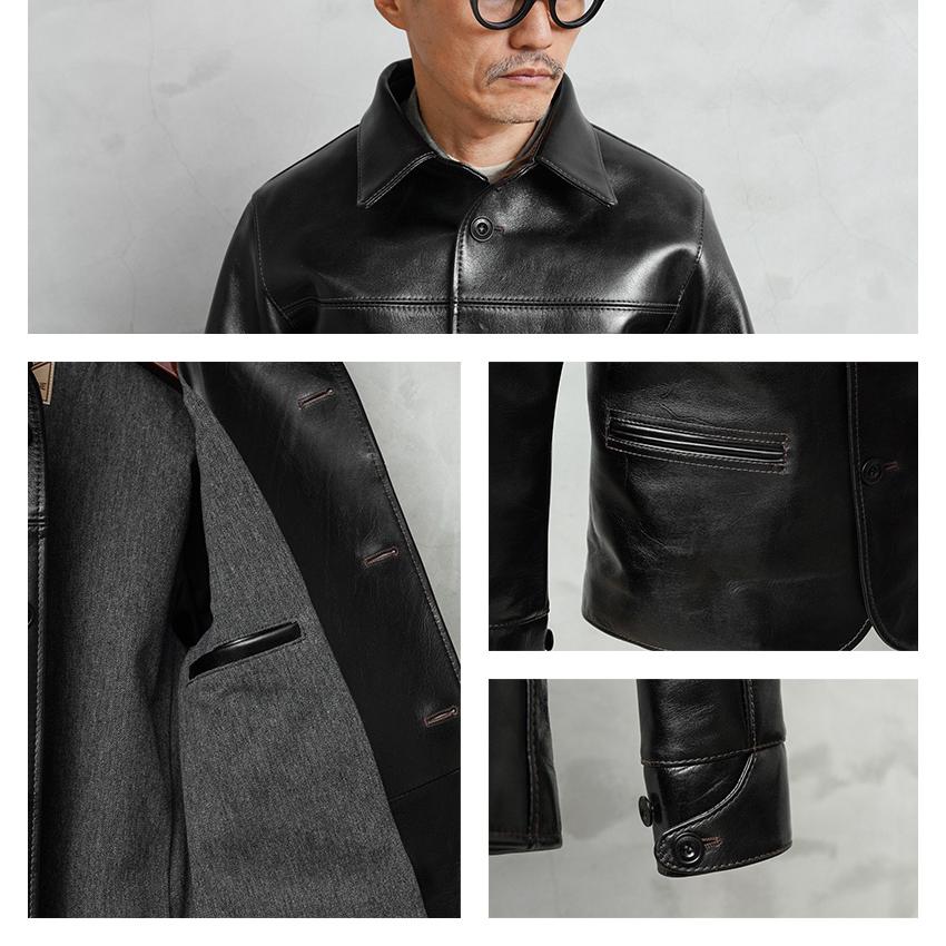 Y'2 LEATHER ワイツーレザー LSC-76-C ANILINE STEER ROUNDED HEM CAR