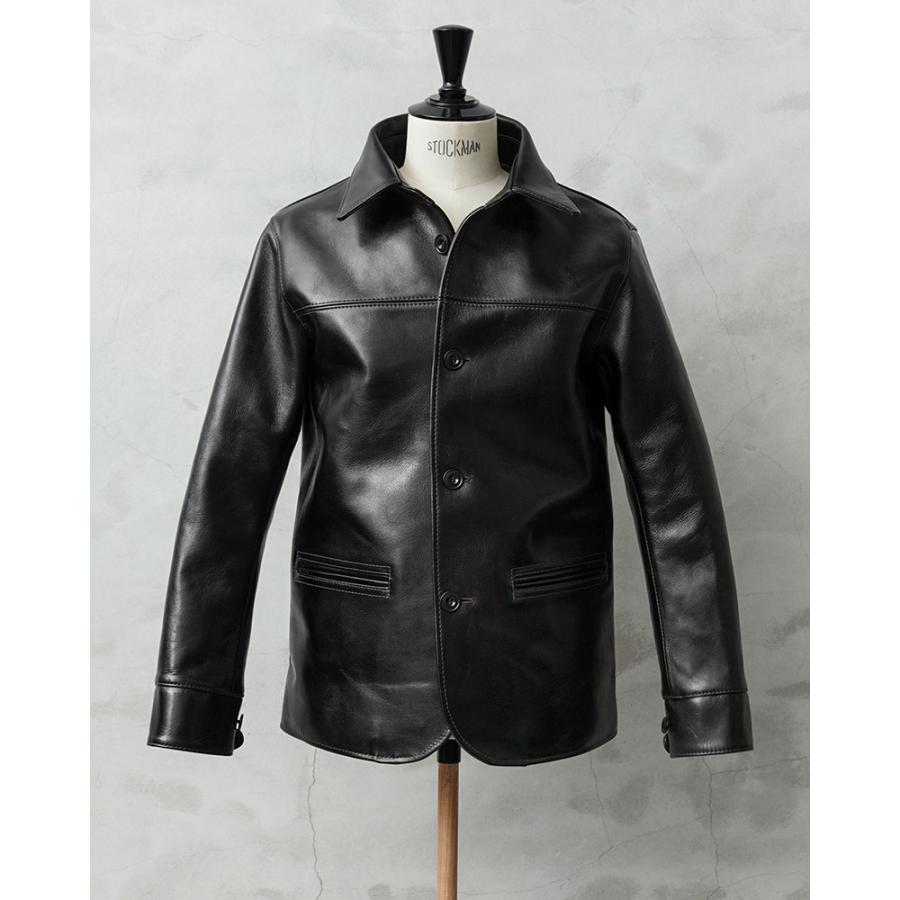 Y2 leather LSC-76-C ランドヘム カーコート 42 Y'2 LEATHER ワイツーレザー LSC-76-C ANILINE STEER ROUNDED HEM CAR