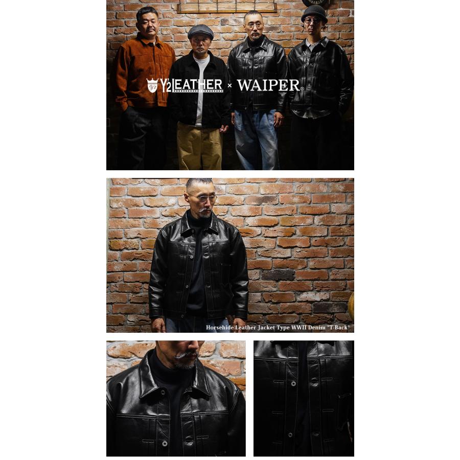 WAIPER.inc Y'2 LEATHER ワイツーレザー WP-01T-SS WAIPER別注 ステア