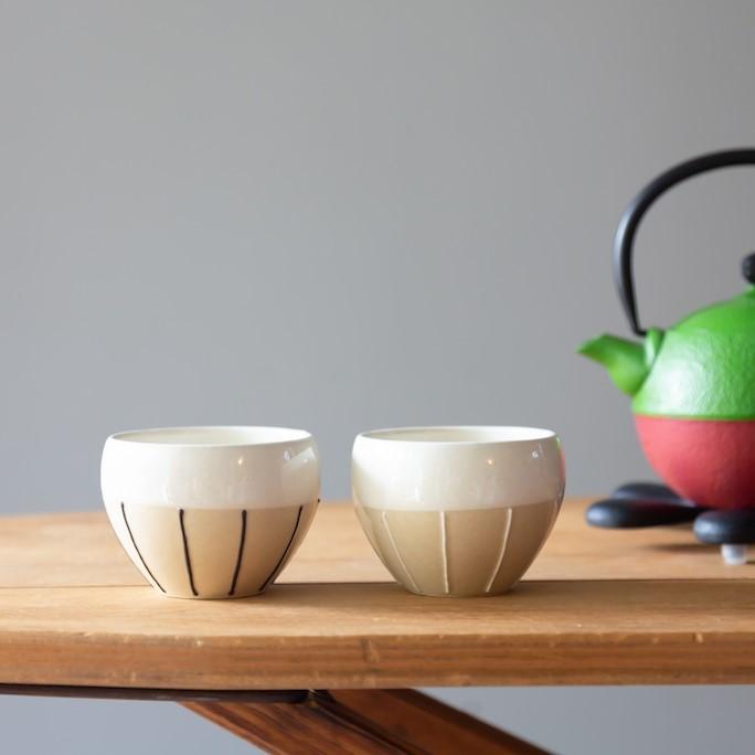 波佐見焼 利左エ門窯 一珍十草 つぼつぼ 湯呑 湯飲 カップ 煎茶 湯飲み